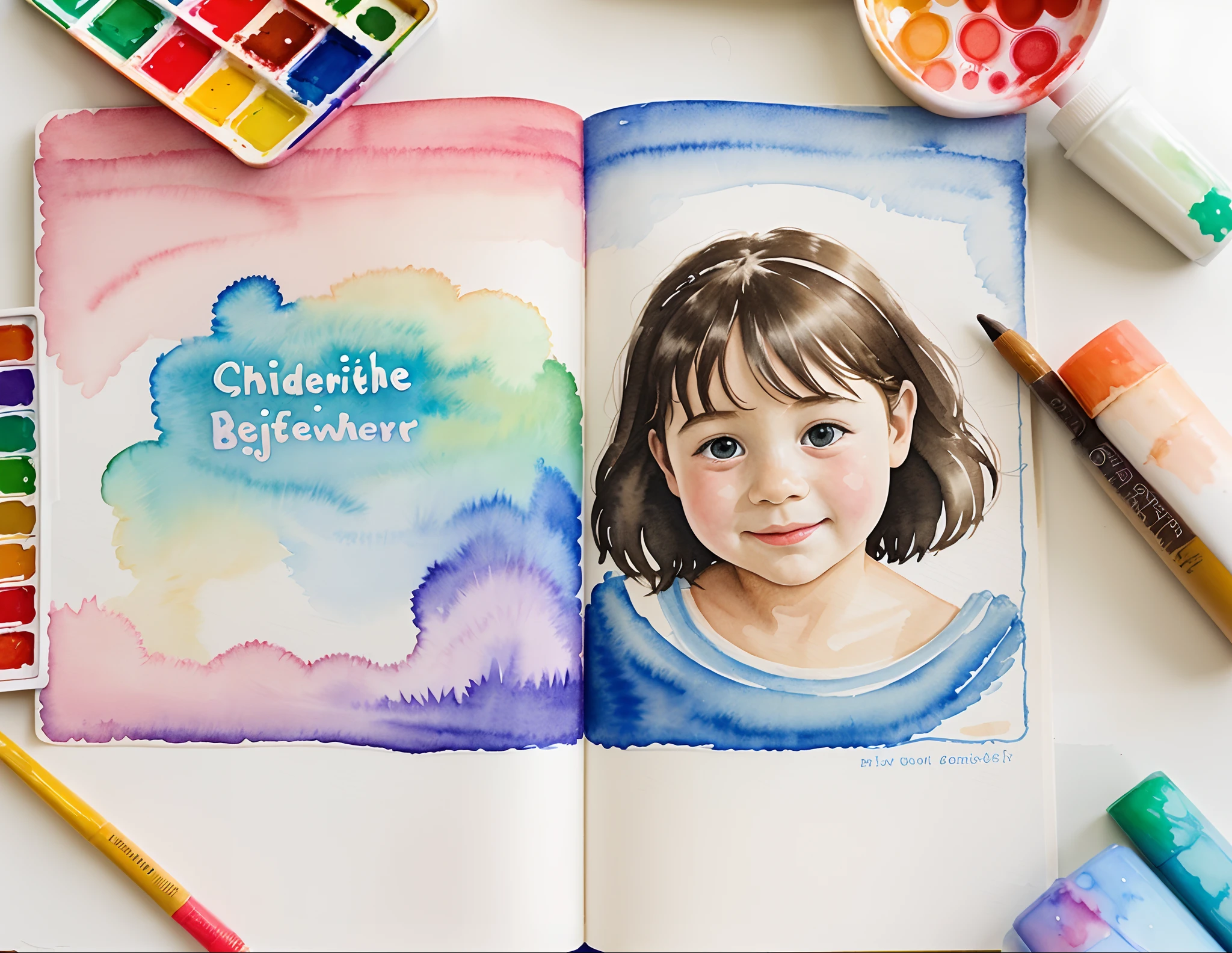 Children's Illustration: Watercolors are often used in children's books and illustrations to create whimsical and inviting visuals.