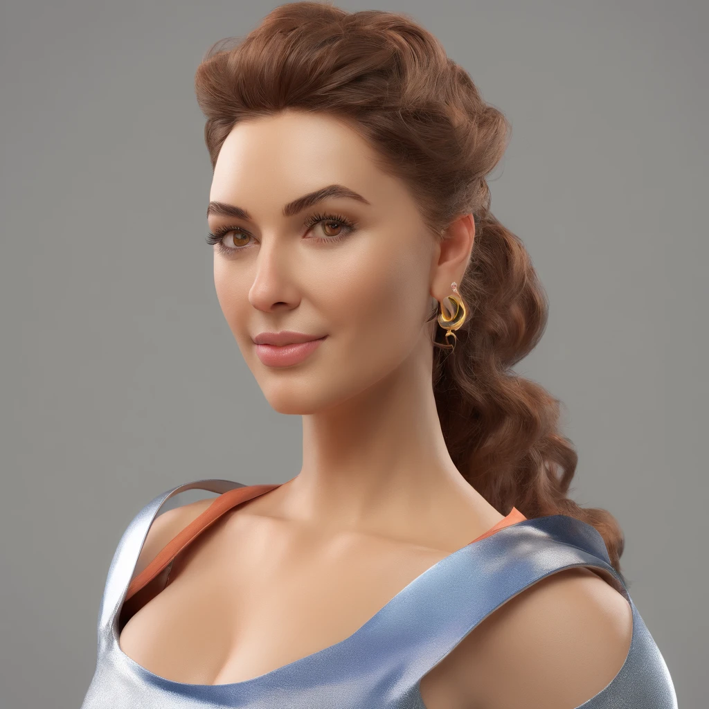 (Digital Dramatic Art:1.3) Of,(Energetic:1.3) portrait of female (snezanasakovic2:1.1) usando um quimono, Estilo-Sylvamagic, menina da moda,CGSetnation,art-station