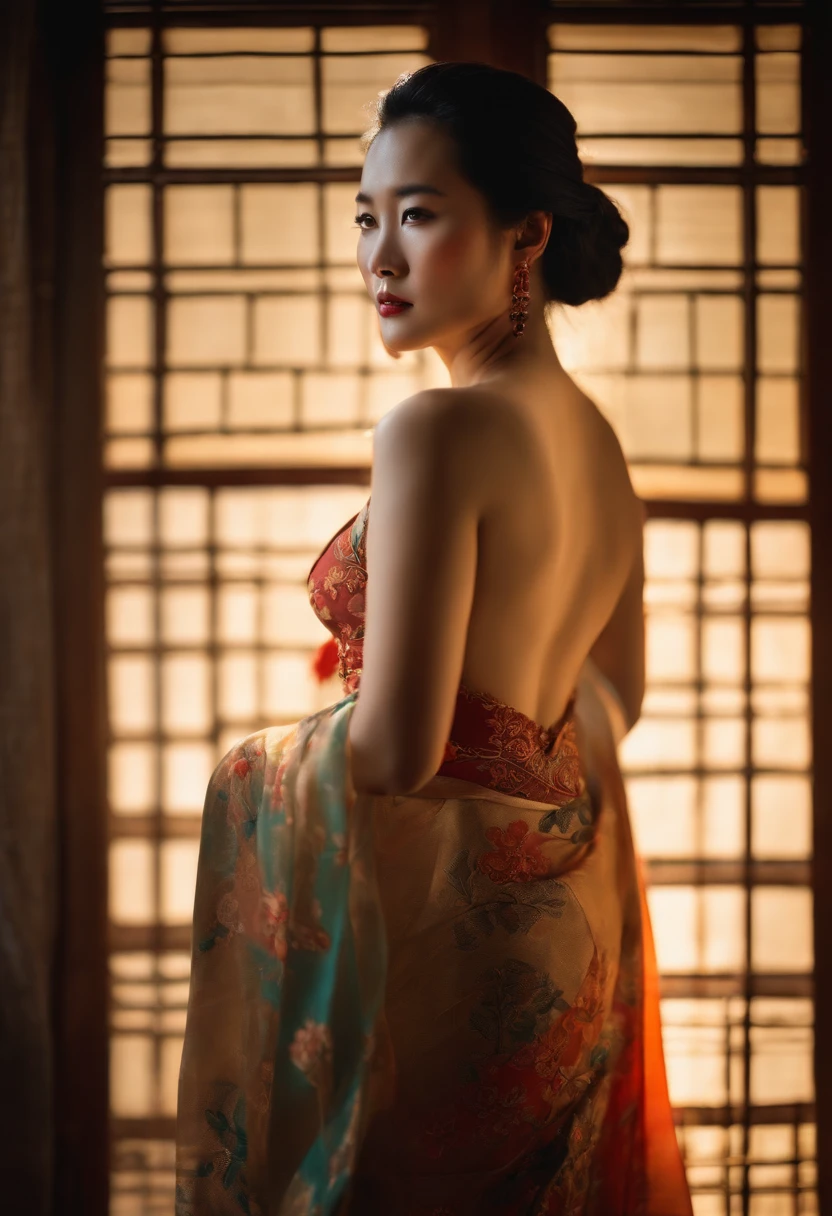 A naked adult Chinese woman