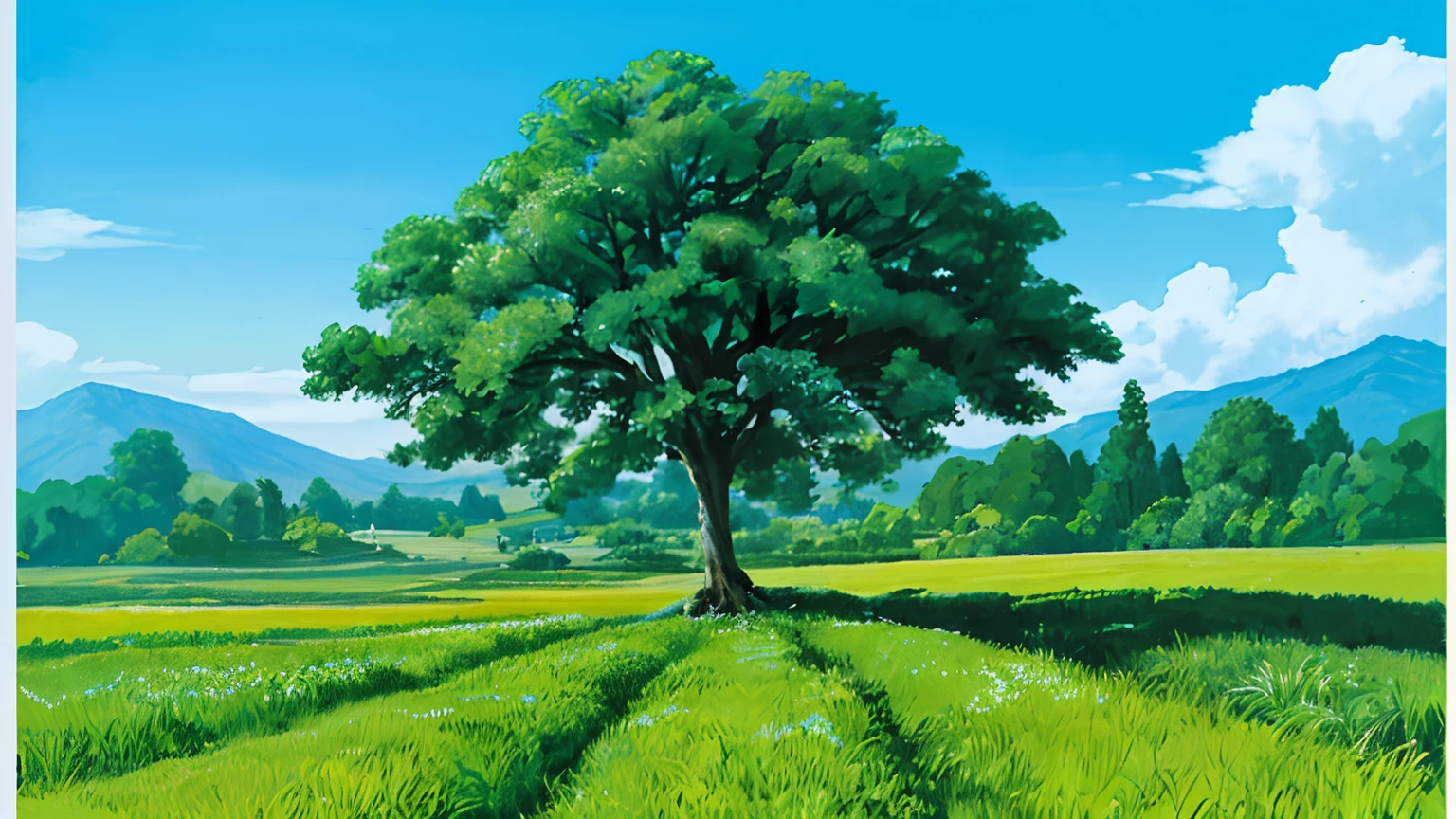 Ao ar livre na hora dourada
Aldeia de estilo Ghibli de fundo,
(Fujifilm 16K |) ,hiper-realista, detalhes intrincados, autolevel, Escuro, Arte Nova, Dramatic, dessaturados, (expansivo), intrincado (absurdos, cinemactic, UHD, Maior, ultra detalhado, ultra detalhado), blue skies, Cloud in the sky, Campo verde, cidade, (big tree in the middle), Sunset, cidade ultra detalhada, Campo de flores ultra detalhado, ultra detailed tree
