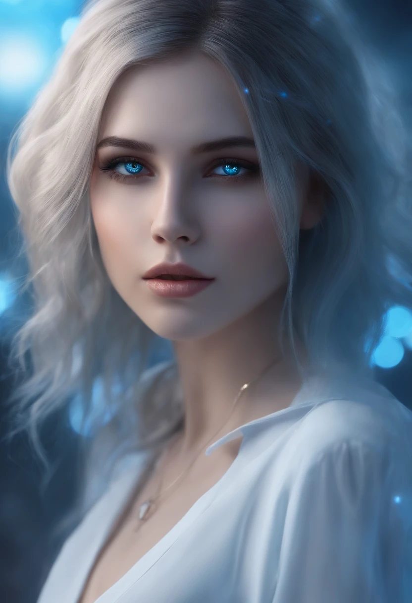 white hair