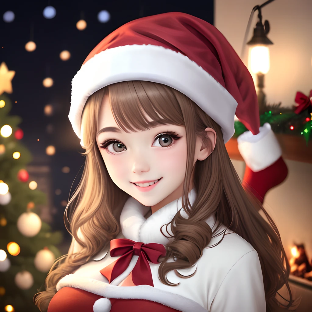 christmas cute girl