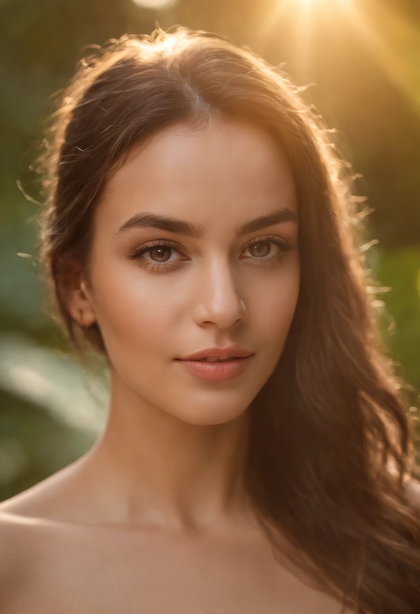 (Beautiful face),A 25-year-old Brazillian woman,Short,Qi bangs,no top,Huge boobs, sexy,Black thong,smile,(Best quality), (Masterpiece),(photo-realistic hair),(Soft focus background), (A high resolution),(RAW photo), Original, Extremely detailed 8k wallpaper, (An extremely delicate)