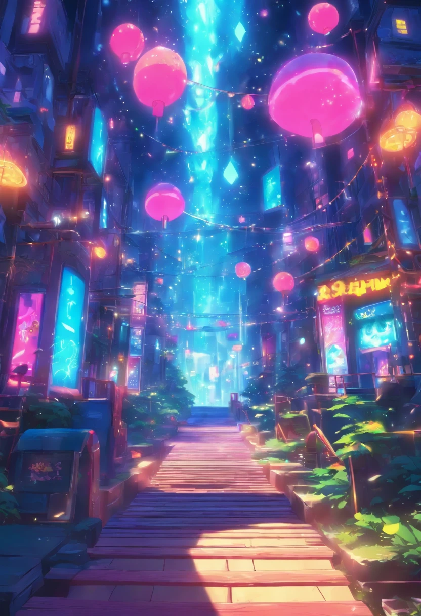 cartoon playground for a background animated video