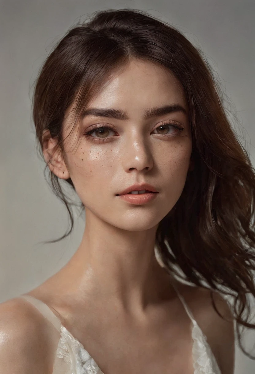 master part, melhor qualidade, .RAW, analogue style, Um retrato impressionante de um casal profundamente apaixonado em um quarto escuro com luz indireta. The man is Richard, and he's tall, forte, White skin, e bonito, barba leve, with her messy wavy brown short hair, olhos verde-castanhos, e tem cerca de 30 anos, Hello Rapace Perfectly Detailed Male Facial Features. The woman is Julianne, delicado com cabelo liso preto, slightly Asian brown eyes, small freckles on the nose and cheeks and full lips, por volta dos 30 anos, Bérénice Marlohe Perfectly Detailed Facial Features. The couple is embracing passionately. Create a realistic masterpiece illustration with intricate details capturing your love and emotions. Wear contemporary clothing, e garantir que a arte seja altamente detalhada. Por favor, Pay close attention to detail, como os destaques e sombras no rosto e no cabelo, para criar uma imagem realista e realista. Try different lighting techniques to improve the mood and atmosphere of the portrait. The final product should be a masterpiece that captures the essence and beauty of the couple, ((pele altamente detalhada, detalhes da pele)), foco nítido, volumetric fog, 8k UHD, DSLR, alta qualidade, filmic grain, Fujifilm XT3