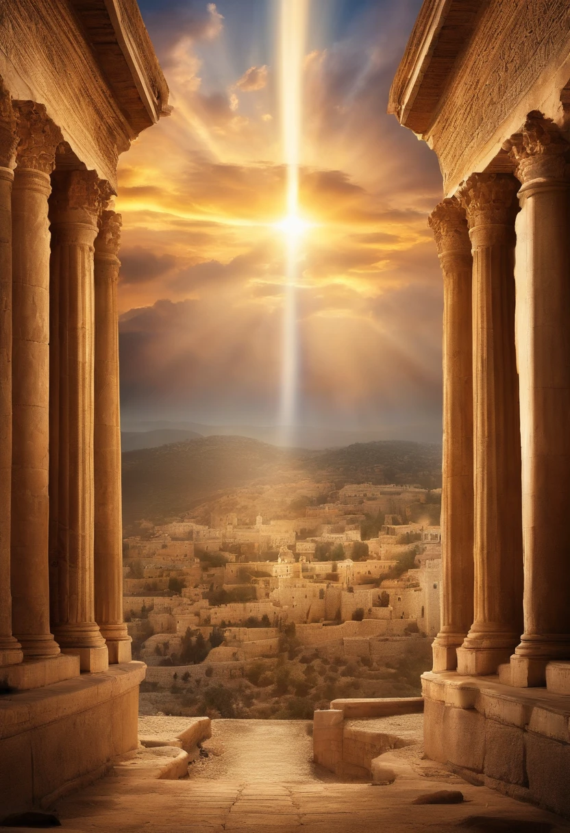 biblical apocalypse new world jerusalem angels and heavens magical beautiful beings light life
