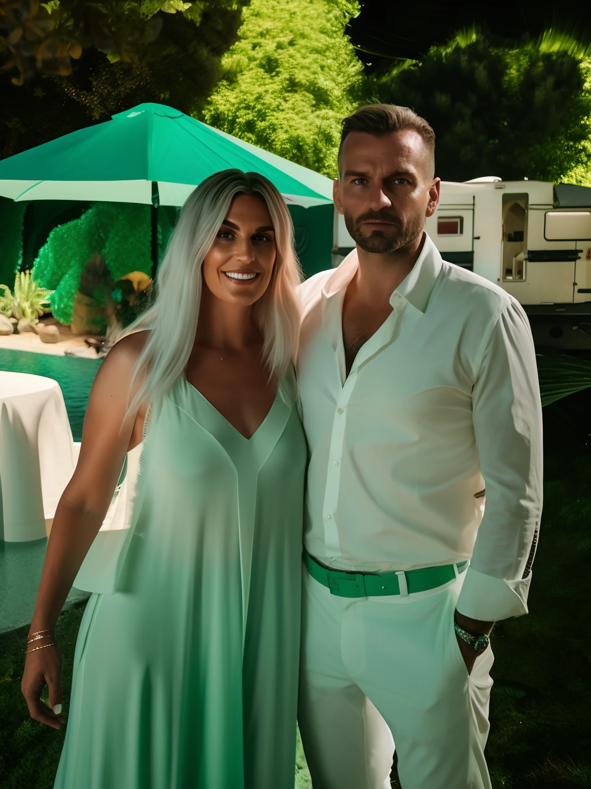 Mulher loira em um vestido branco e homem em uma camisa verde, Millaise e Greg Rutkowski, Directed by: Emma Andijewska, imagem de perfil, Directed by: Daniel Lieske, Temporary image of Giorgia Meloni, Directed by: Federico Zuccari, marco bucci, por Romain brook, Directed by: Julian Hatton, Directed by: Derek Zabrocki, Directed by: Sebastian Vrancx, Anja Millen