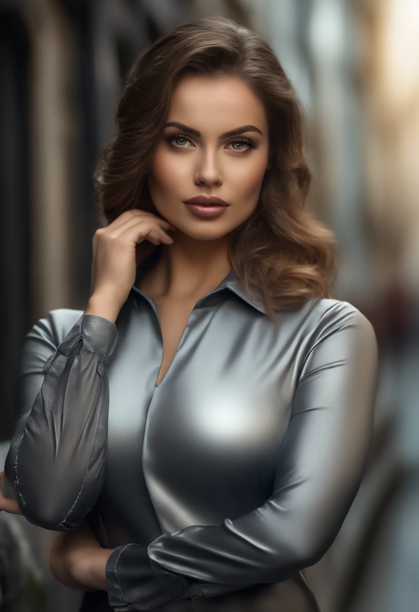 1girl,( Olhando para o Viewer:1.5),(foco facial),(parte superior do corpo),, (boca fechada:1.5), High definition,1head,, best quality, ultra high-resolution, (fotorrealista:1.5),(skin reflection:1.3), Foto RAW,Physically-based rendering,, pele brilhante,, Curvy, , fundo simples,