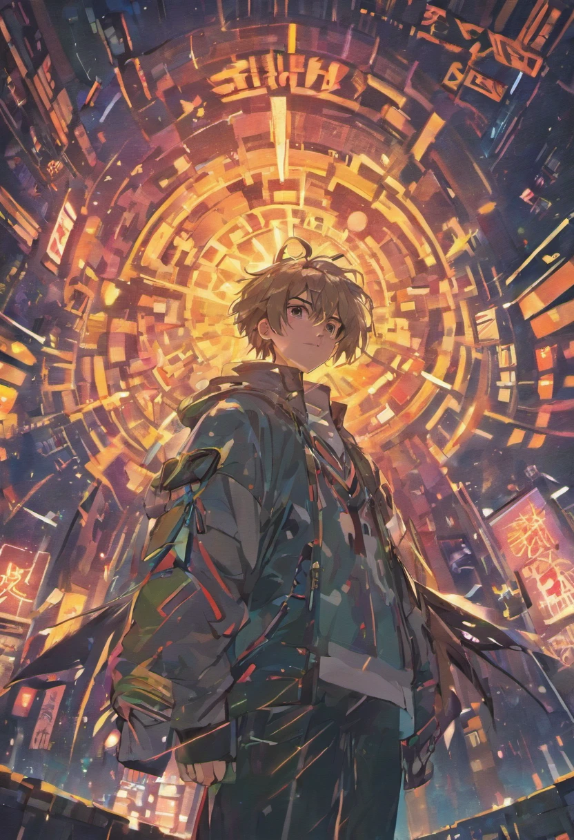 Homen, Chinese style, longos cabelos brancos, Cyberpunk, roupas vintage, disco Rigido, Mecha, corpo inteiro,
