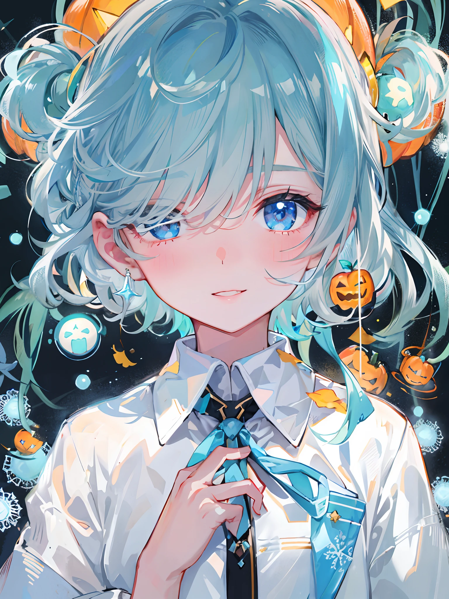 Light blue ribbon