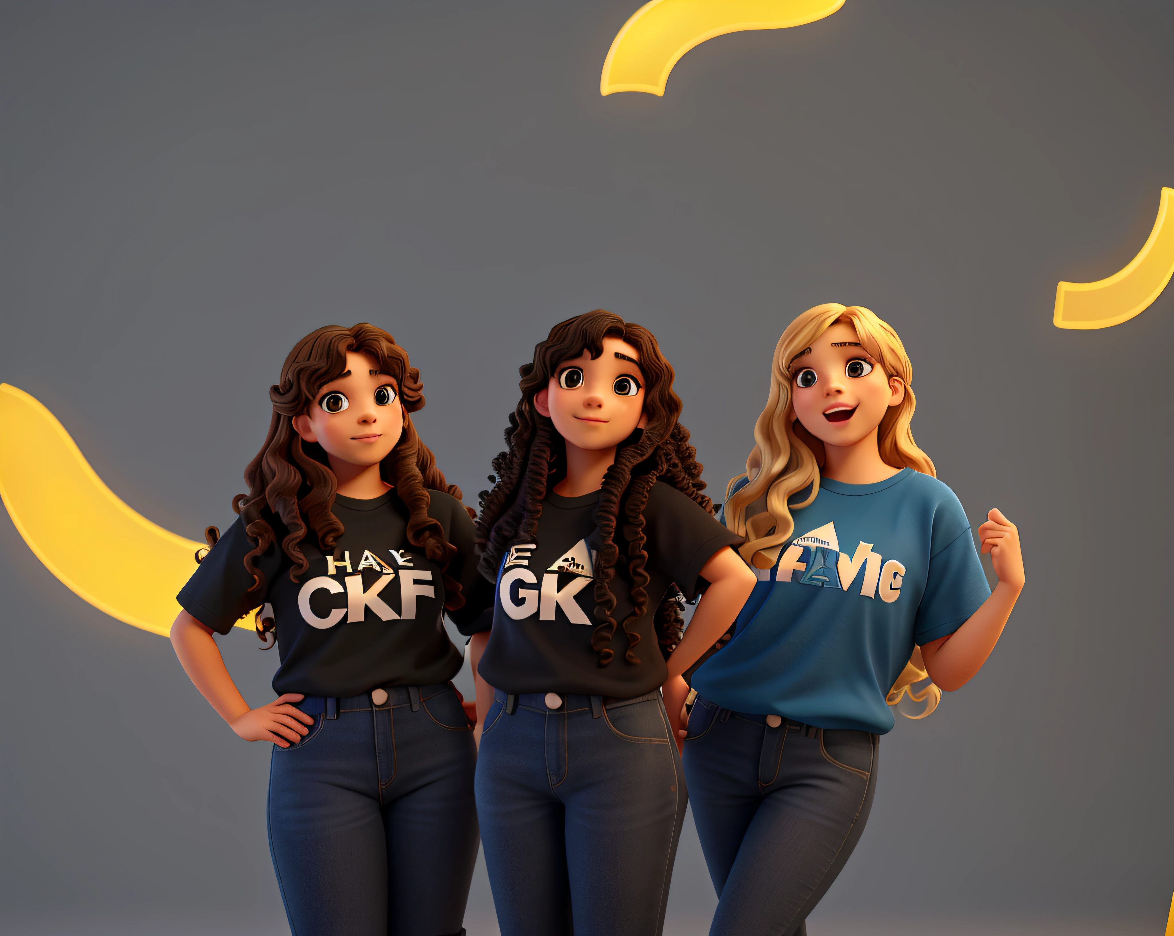 change  girl hair to a curly hair