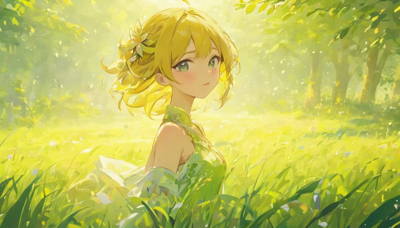 (Best Quality,4K,8K,hight resolution,masutepiece:1.2),Ultra-detailed,(Realistic,Photorealistic,Photorealsitic:1.37),Beautiful girl in the garden,Green grass, vivid flowers, gentle sunlight, A flowing dress, Flowing hair, Bright eyes, Radiant smile, serene expressions, gentle wind, Soft shadows, Ethereal Atmosphere, Dreamy background, fantastic landscape, hand painted style, Warm tones, Natural lighting, peaceful ambiance, detailed facial features, Realistic skin texture, Subtle shading, Graceful posture, artistic composition, seductive beauty, Harmonious elements, Joyful Spirit, Whimsical touch.