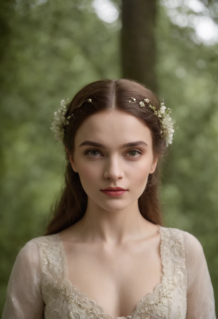 (((uma ferida avermelhada profunda atravessa sua bochecha esquerda))) tez justa, mulher em torno de 19 anos, cabelos brancos naturais, olhos verdes distintos, vestindo kohl, slender and graceful, Beautiful, luz de velas em um ambiente medieval, Ultra sharp focus, tiro realista, roupas femininas medievais, cores tetradicas (cicatriz:1.4)
