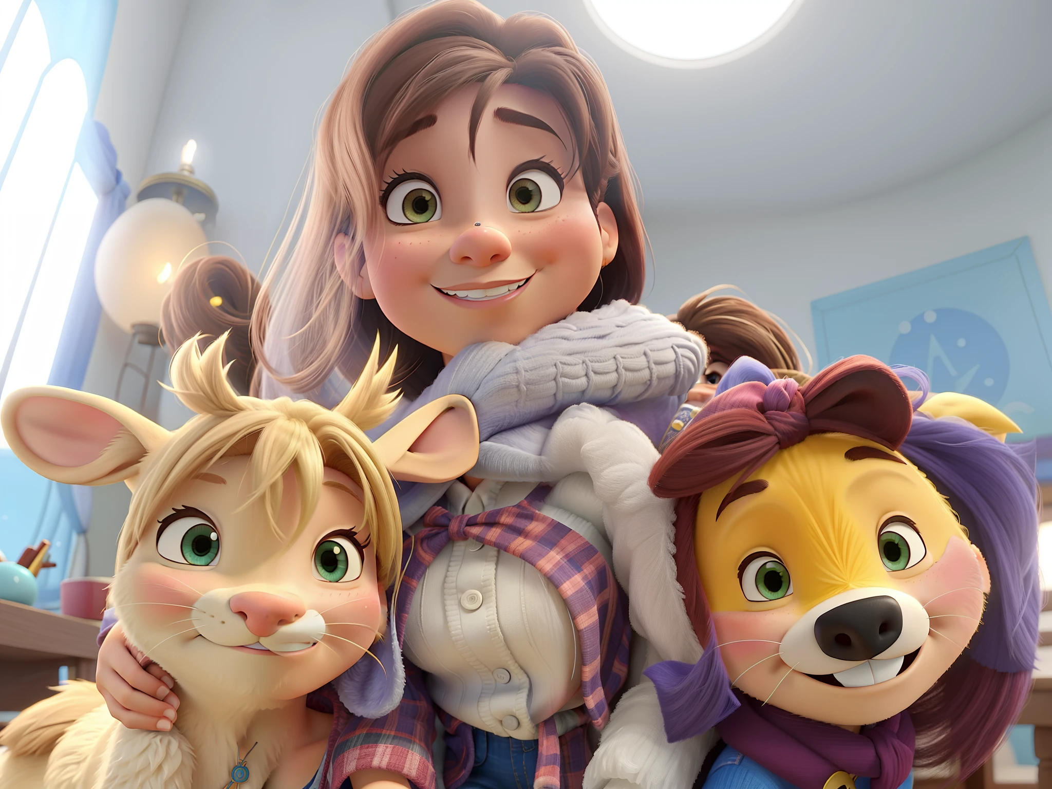 casal no estilo disney pixar, alta qualidade, melhor qualidade