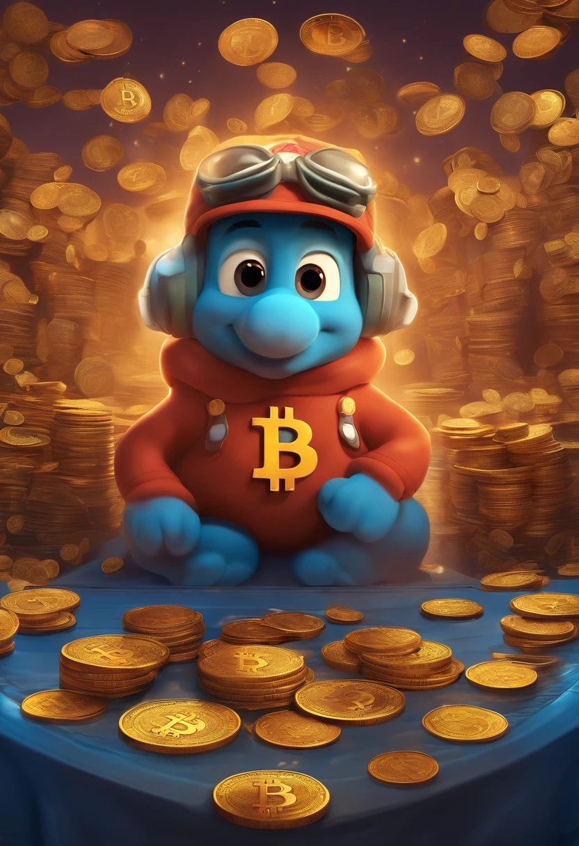 wesley safadao segurando um bitcoin animacao disney pixar