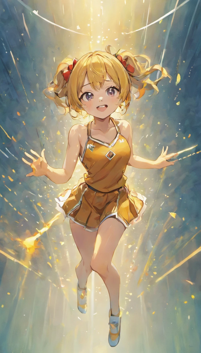 1 girl, bun hair, feisty girl, abs, asian eyes, full body