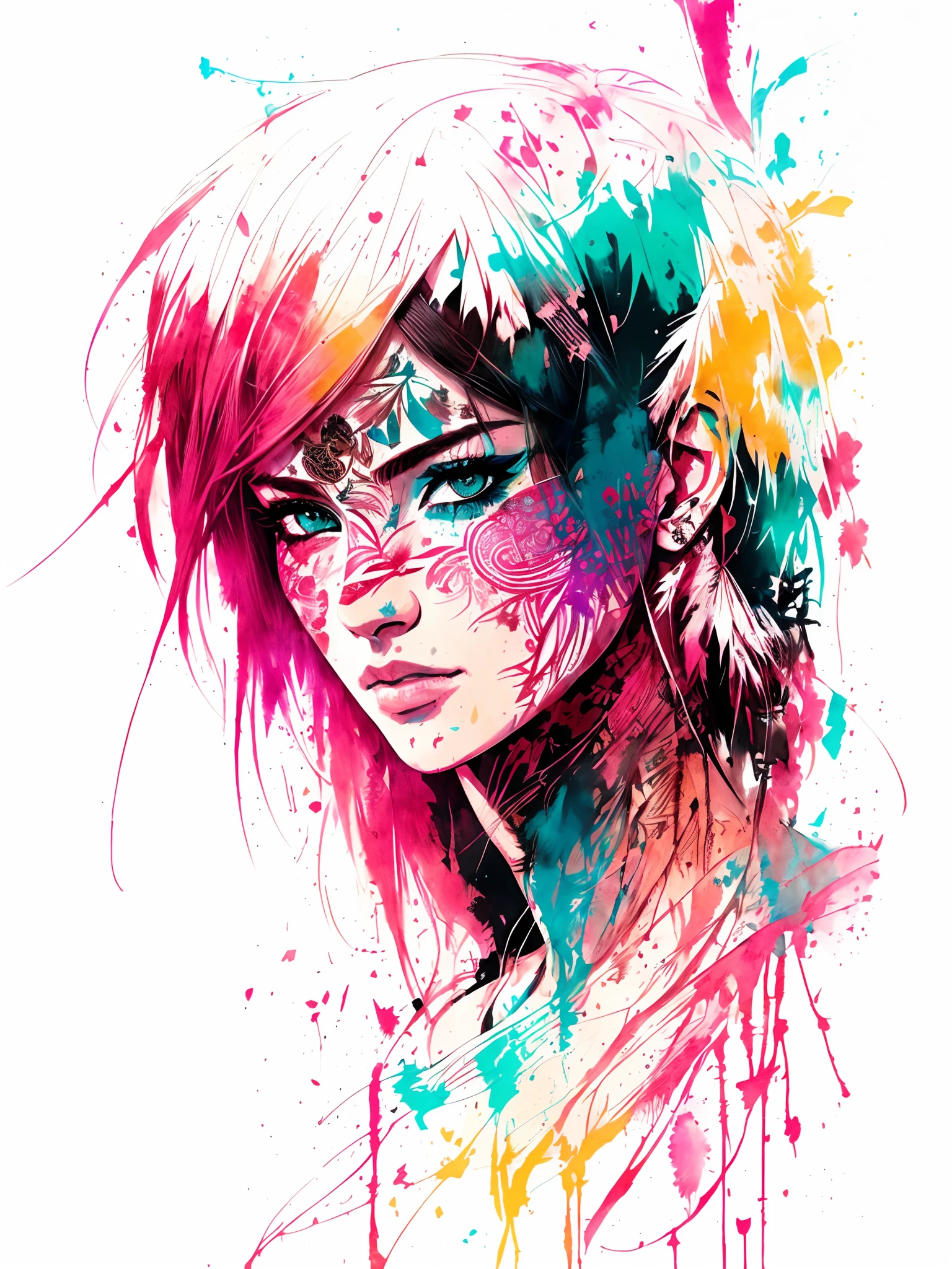 strong warrior princess, centered, key visual, intricate, highly detailed, breathtaking beauty, precise lineart, vibrant, comprehensive cinematic, Carne Griffiths, Conrad Roset, (the most beautiful portrait in the world:1.5)
