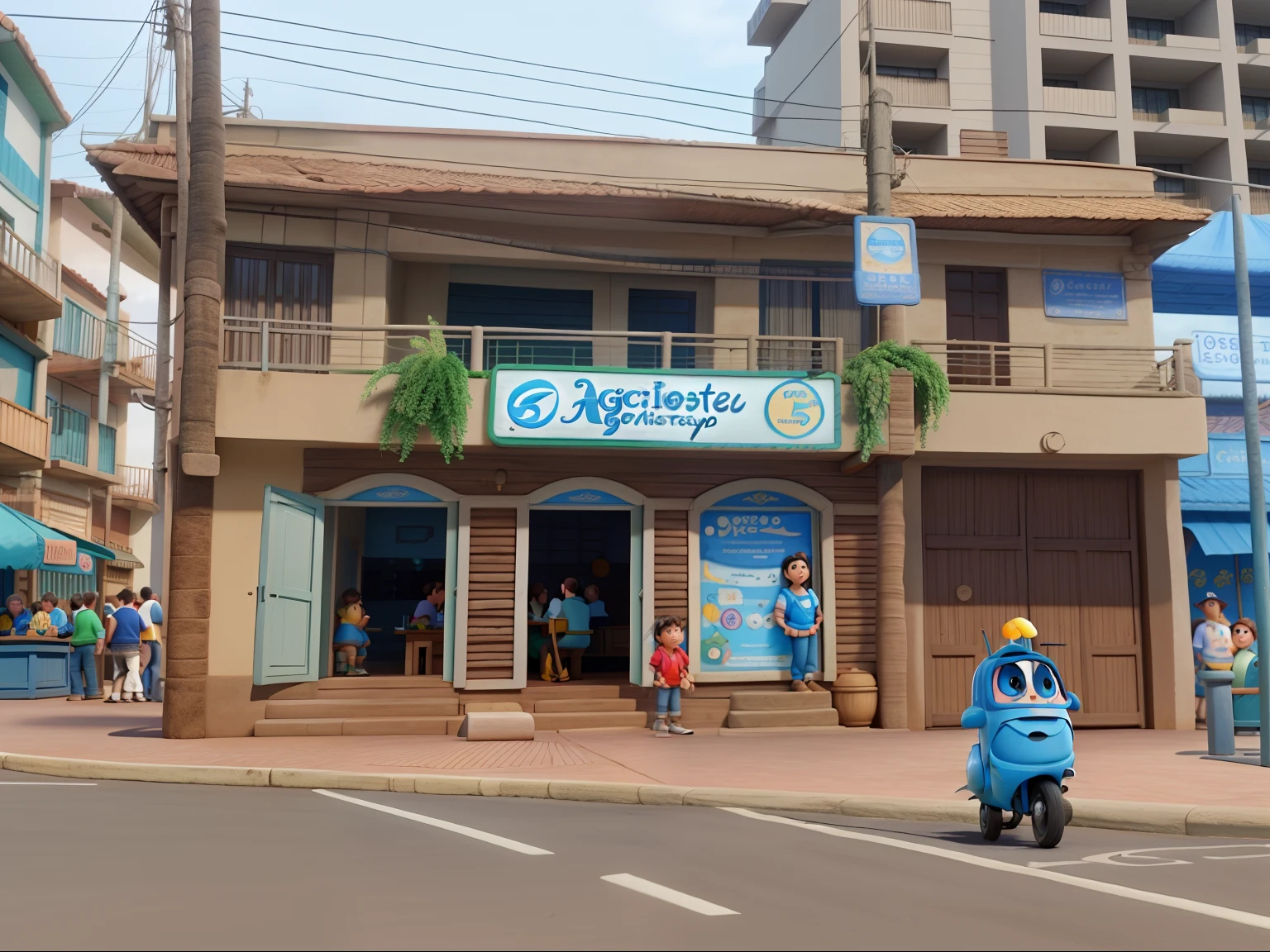 Agrolactea no estilo Disney Pixar, alta qualidade, melhor qualidade