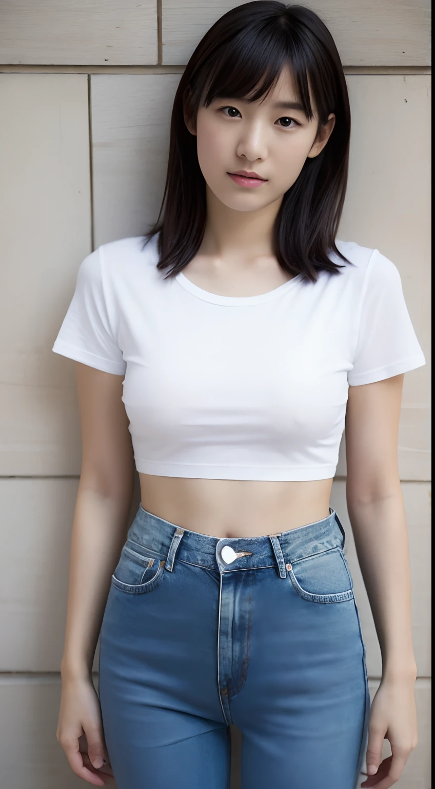 SeaArt Bot Upscaling Default 2023/09/29 12:38:39 (realisitic、Photorealsitic:1.3)、( delicate beautiful girl:1.4)、(fullnude:1.5)、(Show me your breasts:1.8)、(Beautiful nipple:1.3 )、de pele branca、Slim West、(Hard sex:1.4)、(small tits)、denim、jeans、JINS、White T-shirt