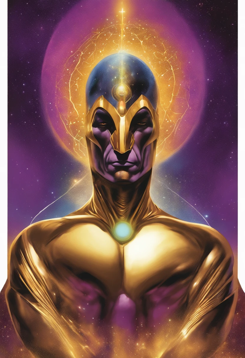The Living Tribunal, a vastly powerful humanoid cosmic entity.