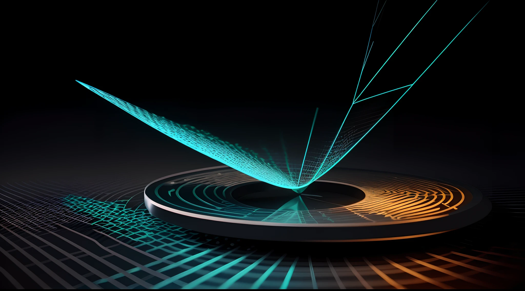 Engaging 3D visualization featuring stunning graphs、glinting