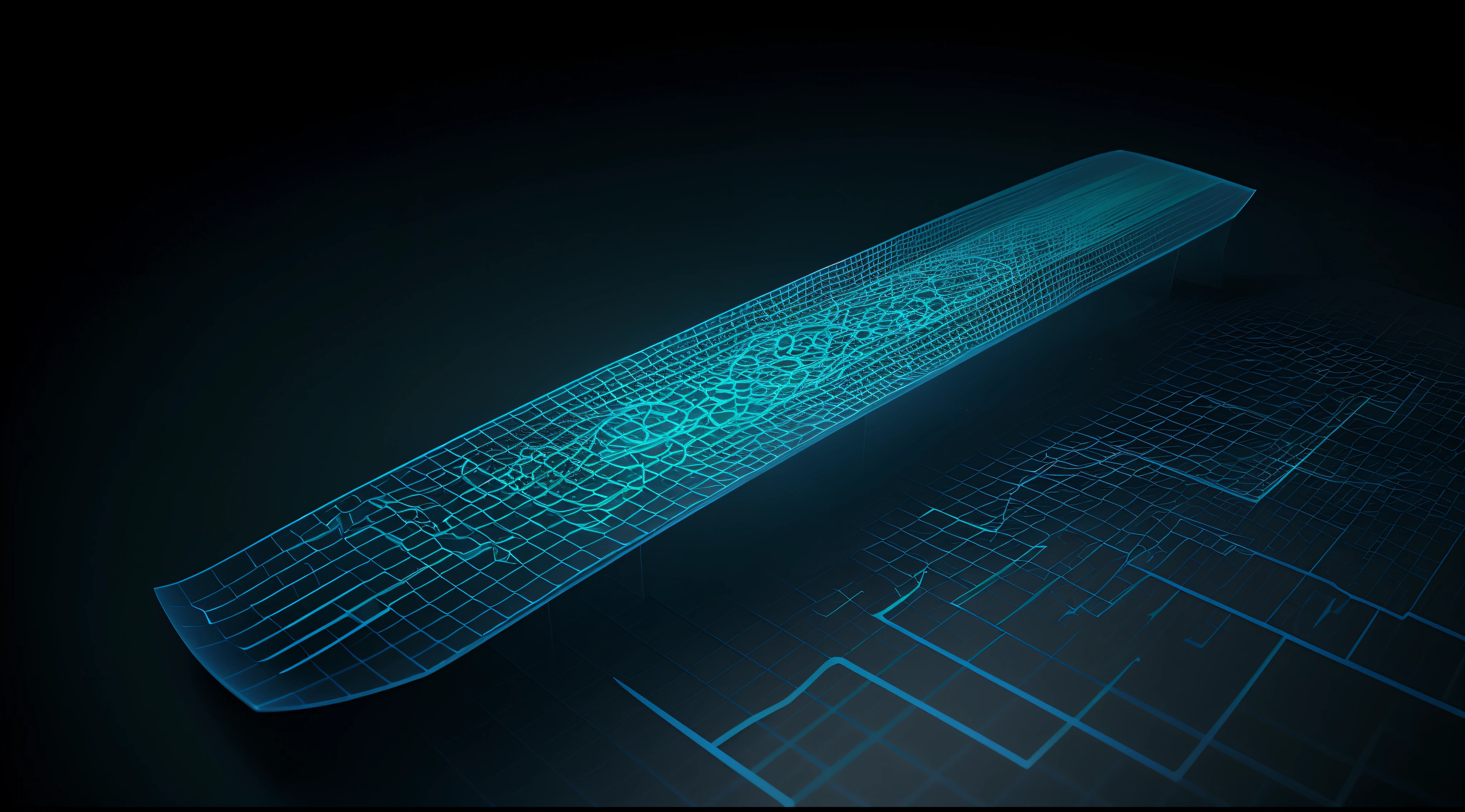 Engaging 3D visualization featuring stunning graphs、glinting
