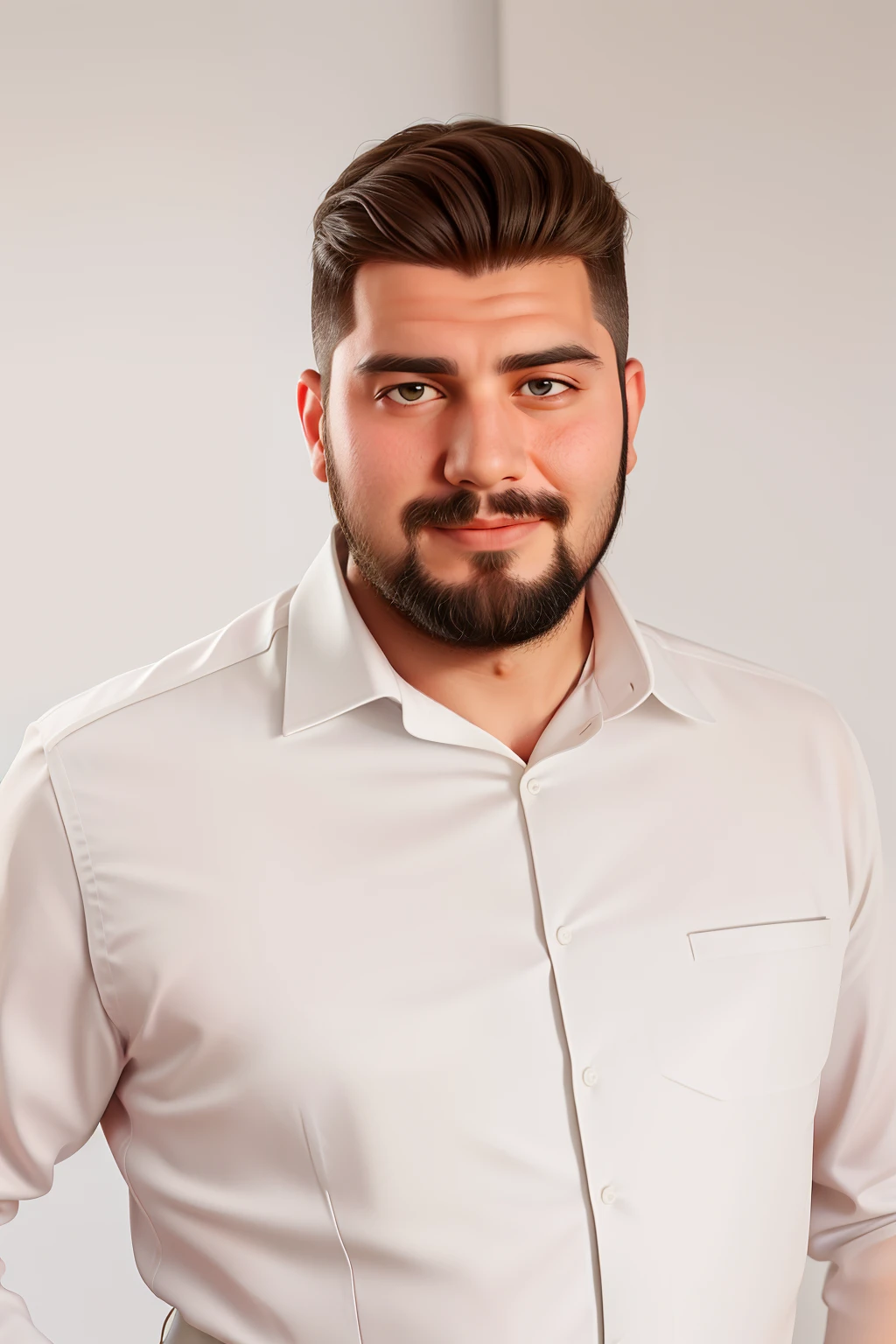 there is a man with a beard and a white shirt, Bogdan Rezunenko, edin durmisevic, zdzislaw beksinksi, Vitaly Bulgarov, Condutor de Ene, foto de perfil headshot, Elias Chatzoudis, George Doutsiopoulos, Ivan Laliashvili, Linha Yesilbas, Aykut Aydogdu
