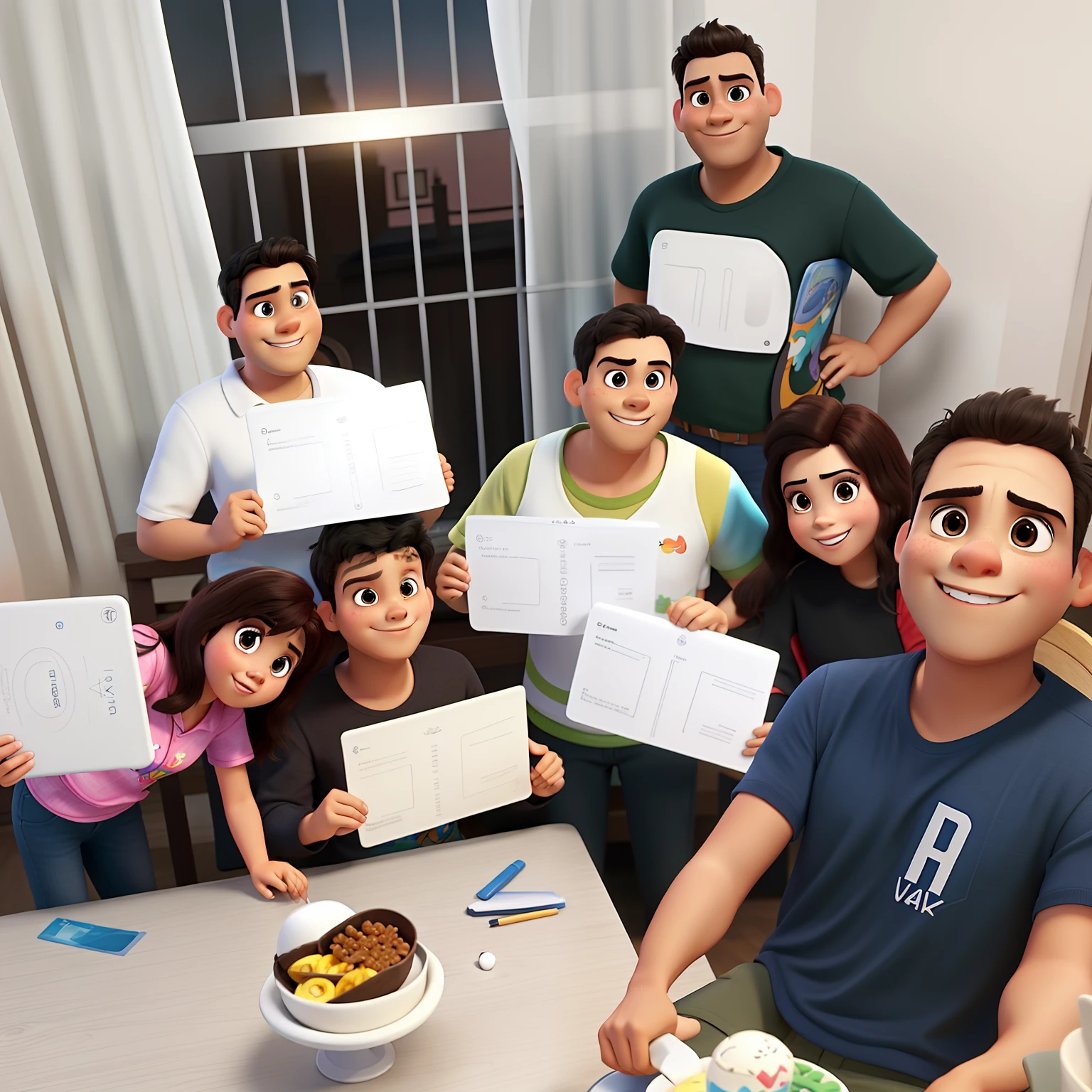 Deixar no estilo disney pixar