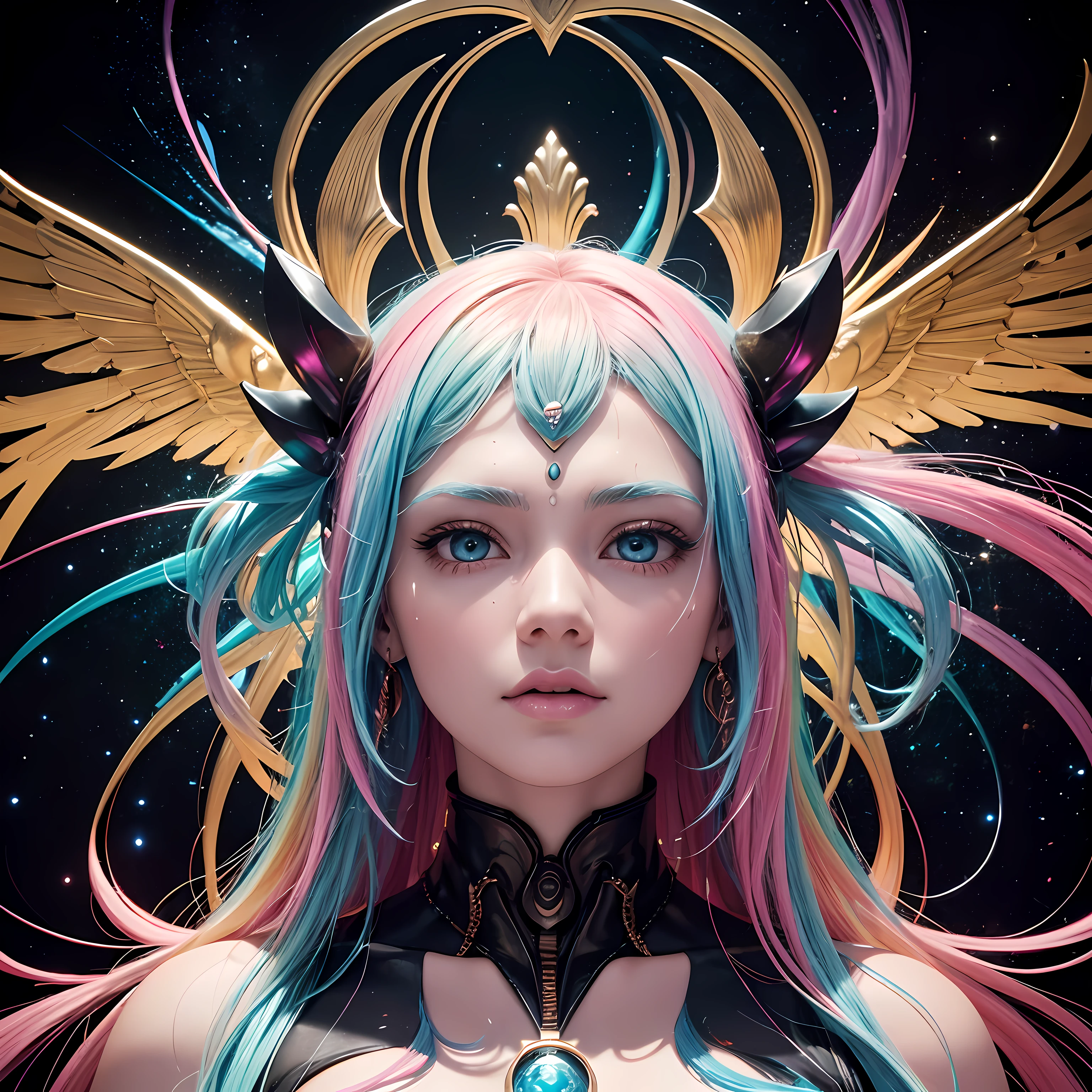 ｛NEO GOD｝｛an alien｝｛Chemicals｝｛Deities｝｛vhorrified｝｛Deities々Right｝｛Beautiful shape｝｛an oil painting｝｛hight resolution｝｛devastated｝｛Buddha｝｛Rainbow flesh｝｛Ultimate form｝｛Another dimension｝｛kosmos｝｛mistic｝masterpiece , best quality , ultra-detailed｛High Quality｝｛symmetry｝