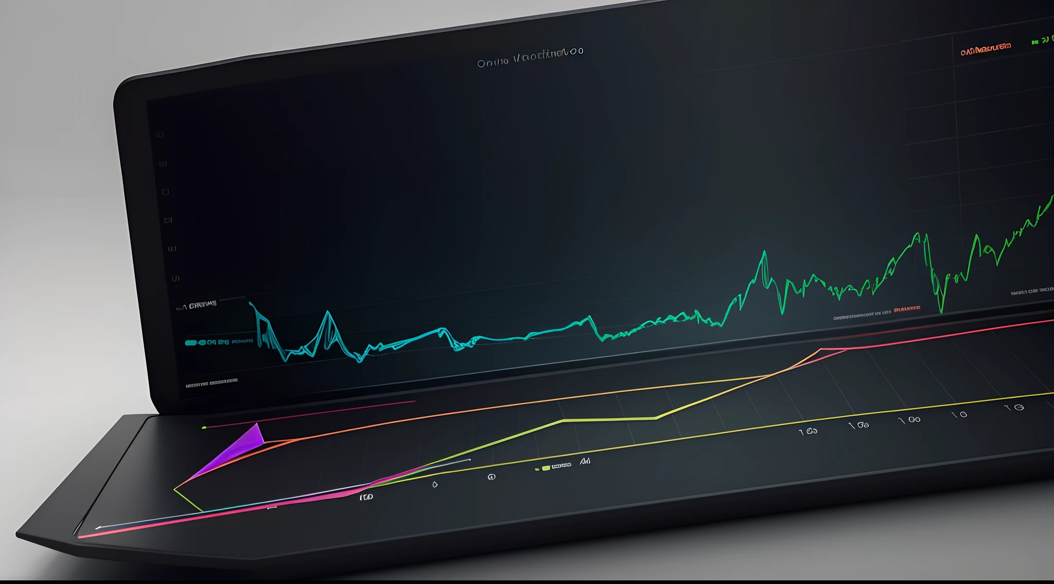 Engaging 3D visualization featuring stunning graphs、glinting