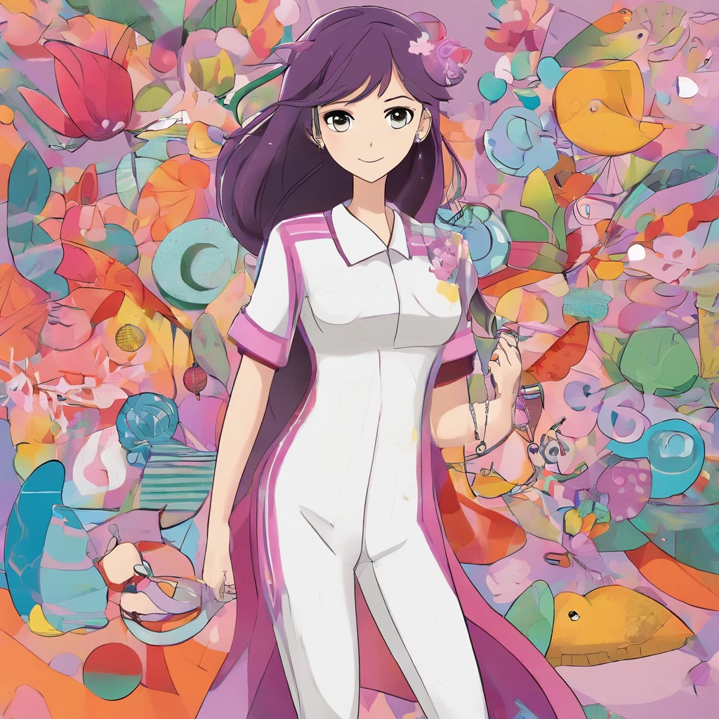 A cover inspired by Disney Pixar animations with the title sara. Apresentando no cartaz a imagem de um garota brasileira branca de cabelos lisos ruivo claro, olhos castanhos. The girl must be happy and wearing a lilac jumpsuit with white sandals. The scene should follow Pixar's signature digital art style, focusing on the expressions of the characters, Vibrant colors and detailed textures feature its animations.