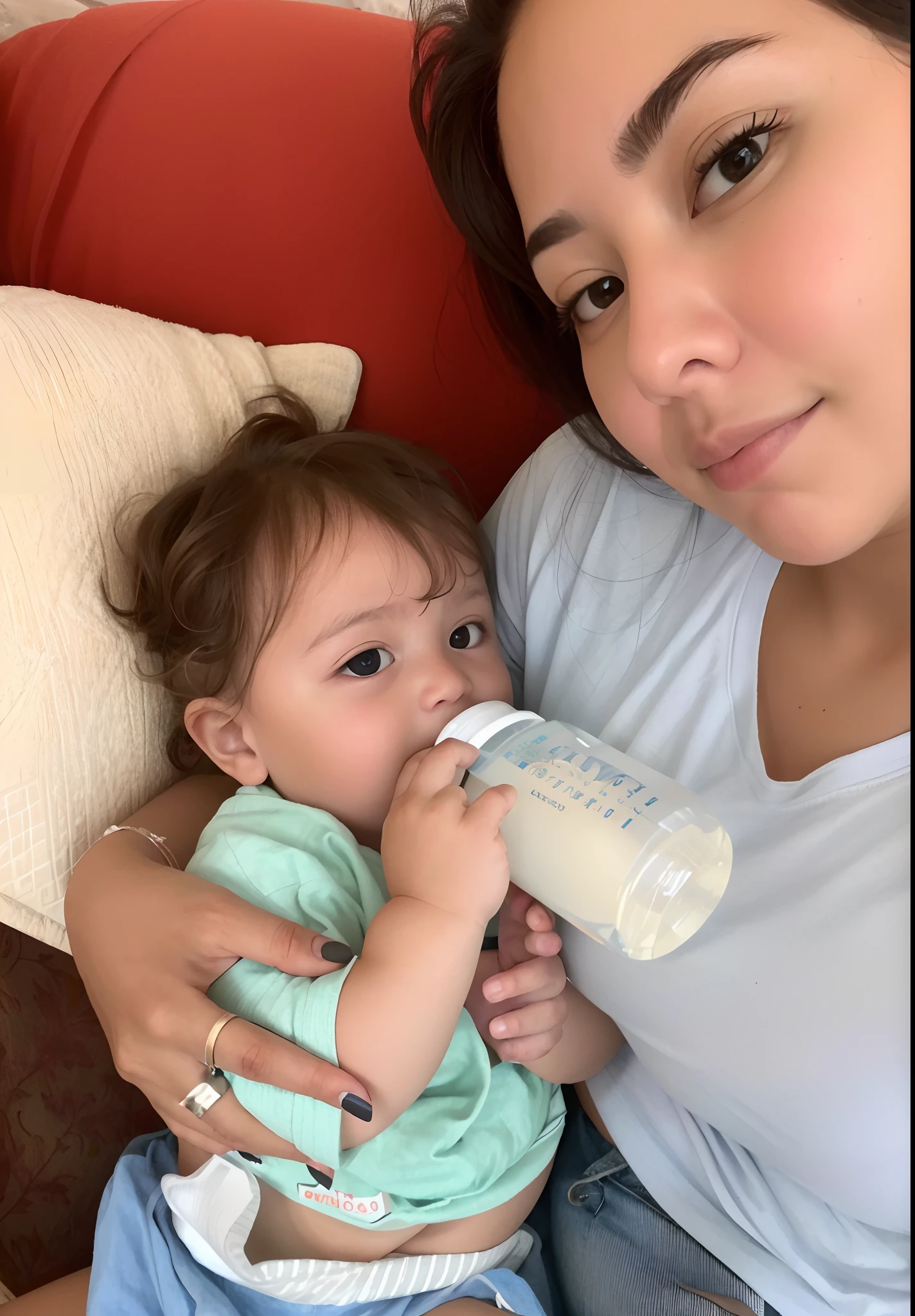 16 years old cute sexy girl with baby with feed milk to baby with cute pic