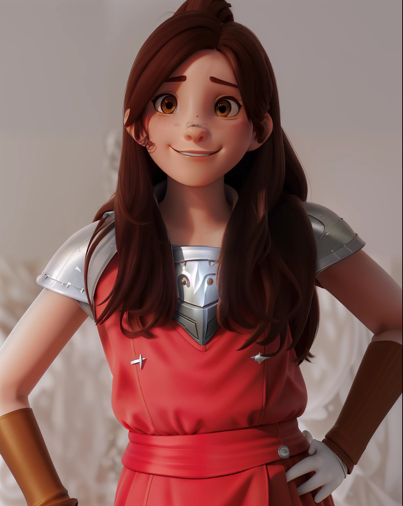 Asuna, Asuna_(estrela), (1girl,sozinho) ,fantasia, Altas, 19 I, Original, (usar em uma bainha na cintura:1.3), sorrir, (White Knight Wizard Cabo Longo:1.5), short hair, medium breasts, Olhando para o Viewer, franja ,Detailed brown hazelnut eyes, fundo bonito, ((Morning sun,Quarto privado de estilo ocidental)), hands on the chest,(brown hair,rabo de cavalo curto:1.5), (Armadura completa do Platinum Knight Wizard:1.55),short hair, Standing,Em linha reta, abec,(corpo inteiro:1.1), coxas brancas,(abec:1.4),