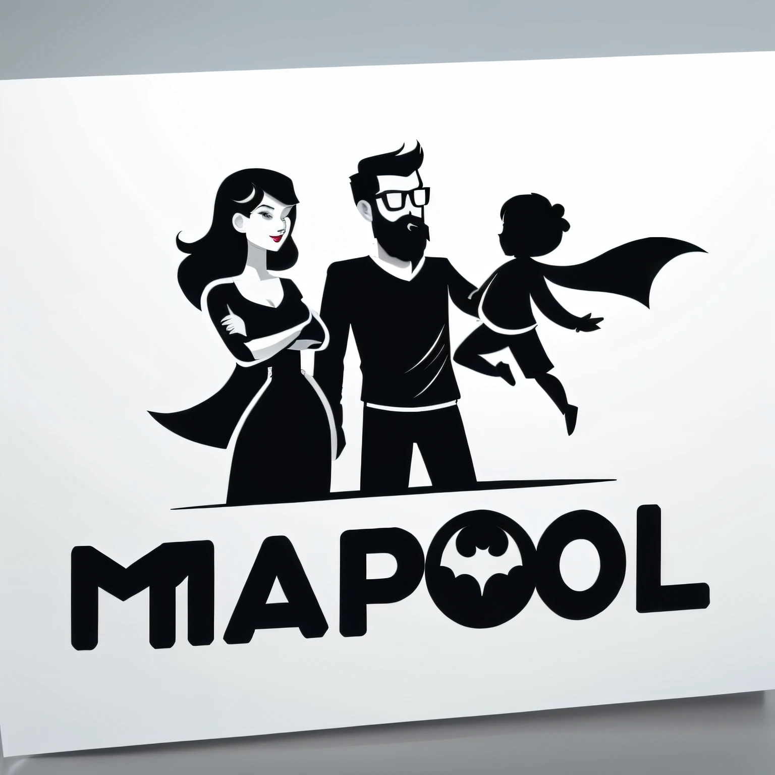 Arafed image of a man and woman with a  and a mapool, design de conceito de logotipo, design de logotipo profissional, Mascot illustration, design de logotipo, inspirado em Mark Poole, Caricato e simplista, logotipo ilustrado, mapa, logotipo para uma rede social, illustration!, inspirado em Milton Caniff, logotipo arredondado, Directed by: Warren Mahy, MLP