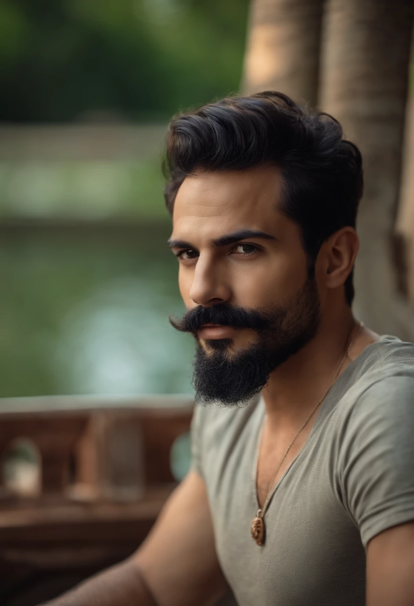 Homem com barba e bigode vestindo uma camisa azul, 2 9 anos, 2 7 anos, (38 anos), 2 8 anos, cavanhaque curto, 3 2 anos, Bigode mexicano, 2 3 anos, 2 4 anos, com bigode aparado, 2 2 anos, 38 anos