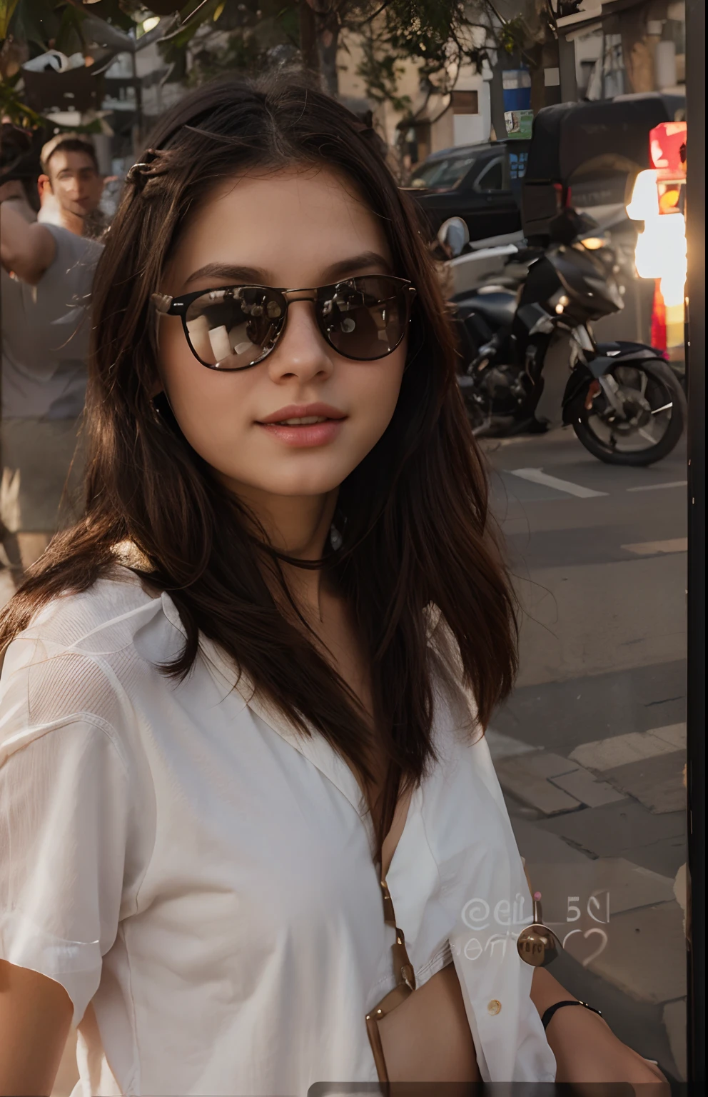Cute girl. Colour background and 8k resulation