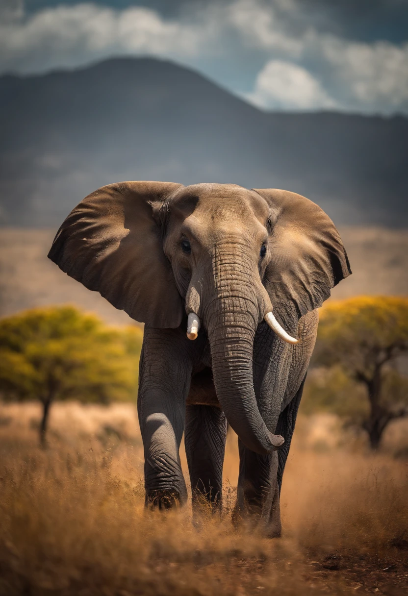 an elephant