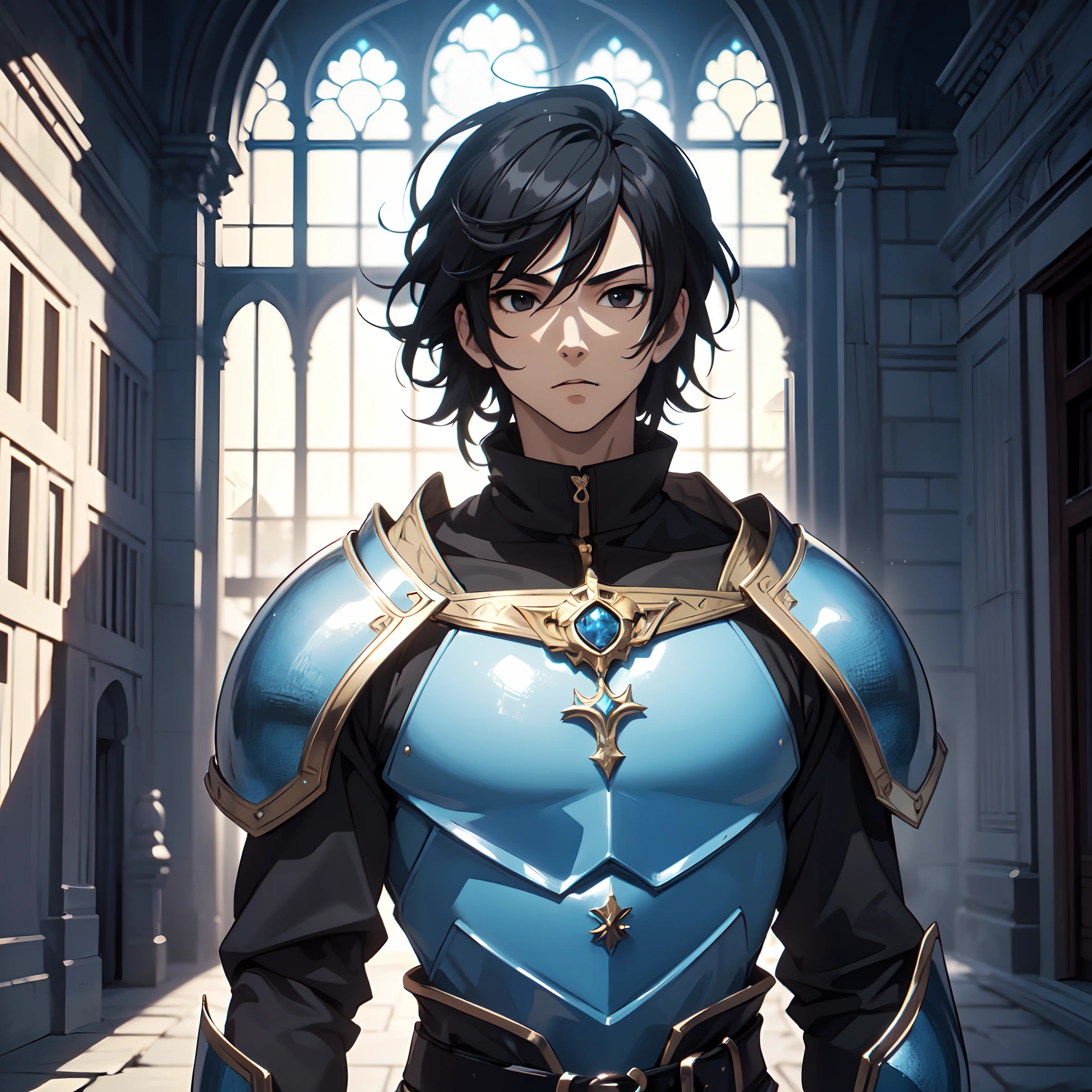 128K Ultra High Definition,
128K Ultra High Quality,
128K Ultra High Resolution,
Best Definition,
Best Quality,
Best Resolution,
Perfectly Detailed,
Perfectly Designed,
Extremely Detailed,
Extremely Designed,
Hyper Detailed,
Hyper Definition,
Hyper Quality,
Hyper Resolution,
Masterpiece,
(((Anime))),
Body Shot,
(((Boy))),
Handsome,
Muscular Body,
(((Black Mid Hair))),
(((Black Eyes))),
(((Hyper Detailed & Perfectly Designed With Ultra High Quality Blue Warlord Armor))),
(((Inside Of Medieval Royal Palace Background Scenery))),