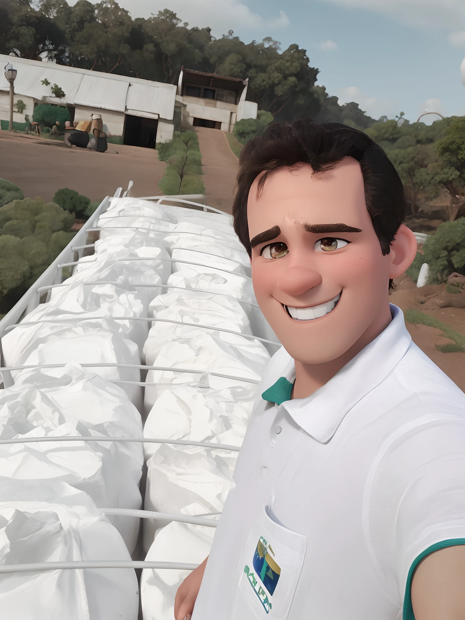 Um homem estilo disney pixar, alta qualidade, melhor qualidade
