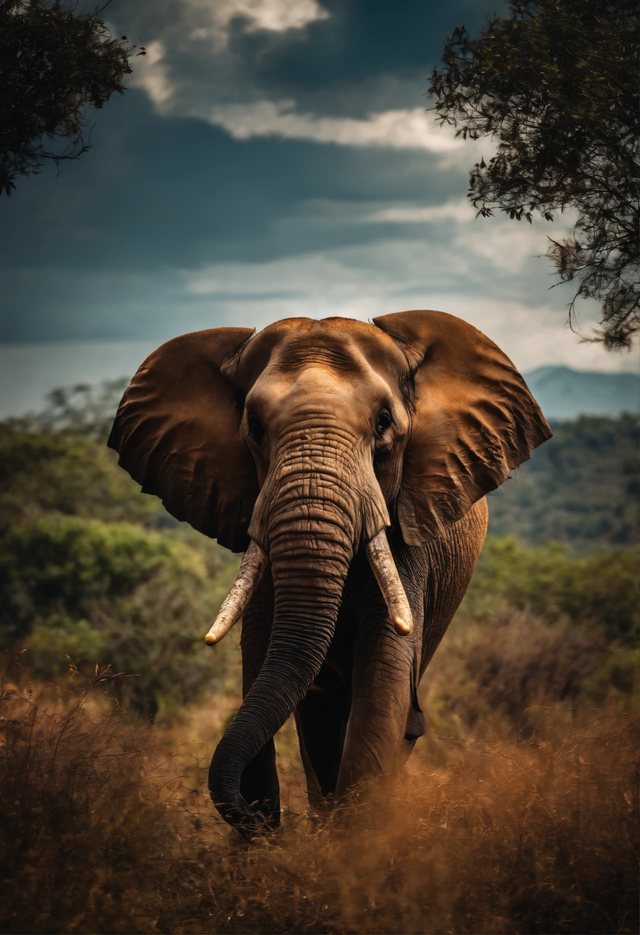 an elephant