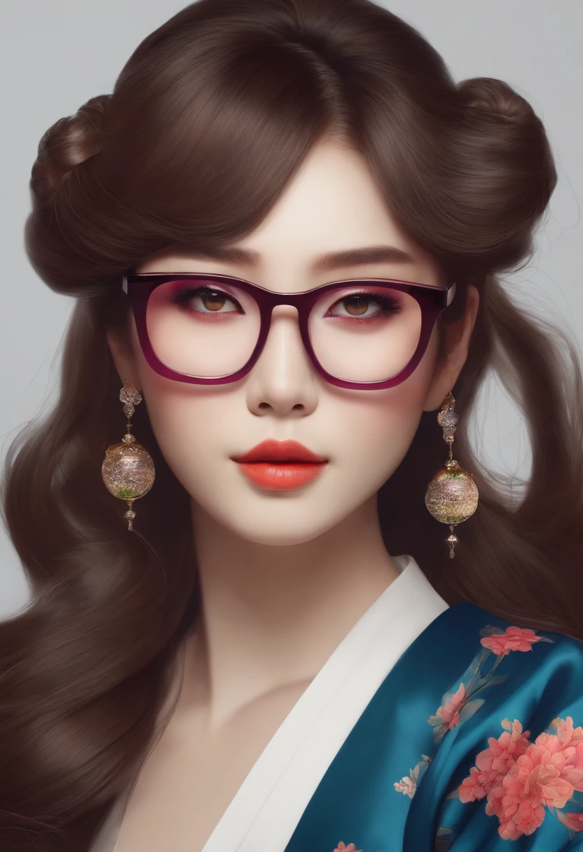 Create a Japanese Female Character with Square Glasses