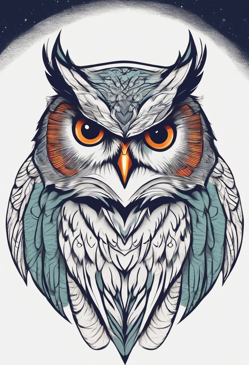 Simple logo design for school with owl in it simple doodle logo