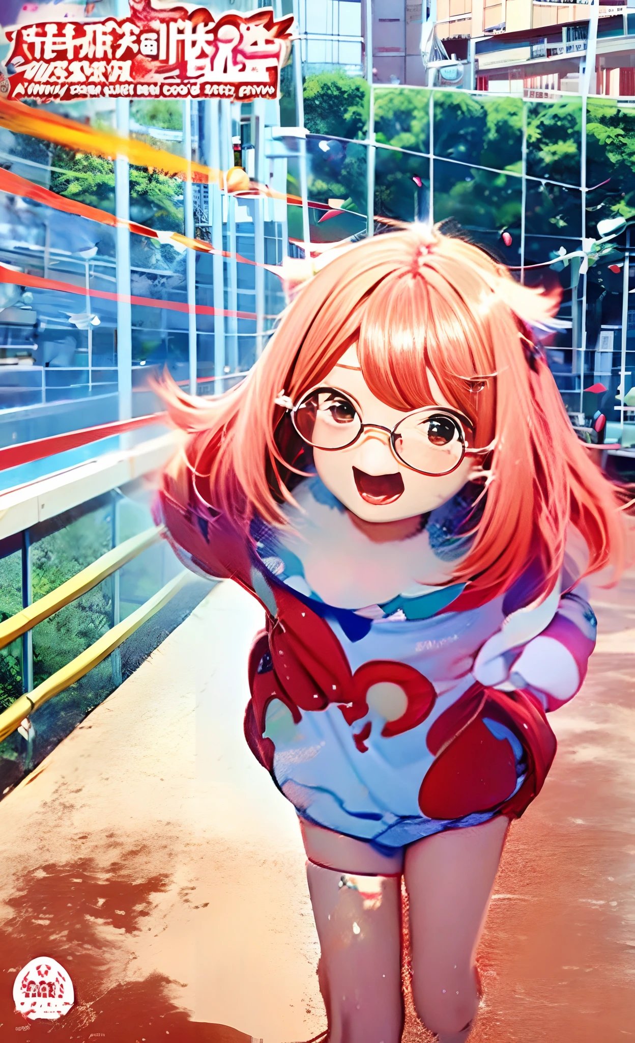 underwear woman Glasses Combat Maniac