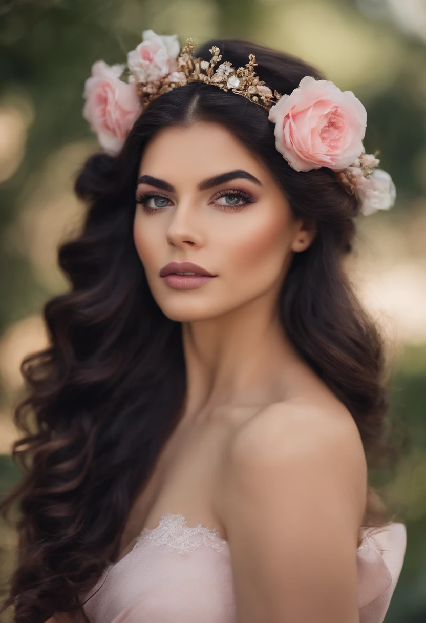 (estilo antigo, Girly: 1.2, cabelo rosa: 1.1, olhos azuis: 1.1, olhos grandes)