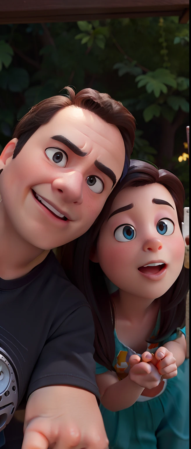 Use the image to create a pixar-style reproduction of it
