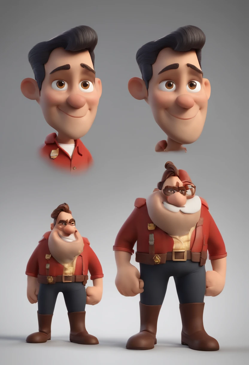 personagem dos desenhos animados de um homem magros e alto, com nariz grande fino,uma camisa azul, named Thyago animation character, Caractere estilizado, animation style rendering, 3D estilizado, Arnold Maya render, 3 d render stylized, toon render keyshot, Personagem 3D, Personagem 3D, 3d rendering stylized, 3 d character render, personagem de desenho animado, Personagem de close up, Pose de personagem,  (Estilo Pixar) (master part:1.2) (Bokeh) (best quality) (pele detalhada) (textura detalhada) (8k) (argila) (Cinematic lighting) (foco nítido