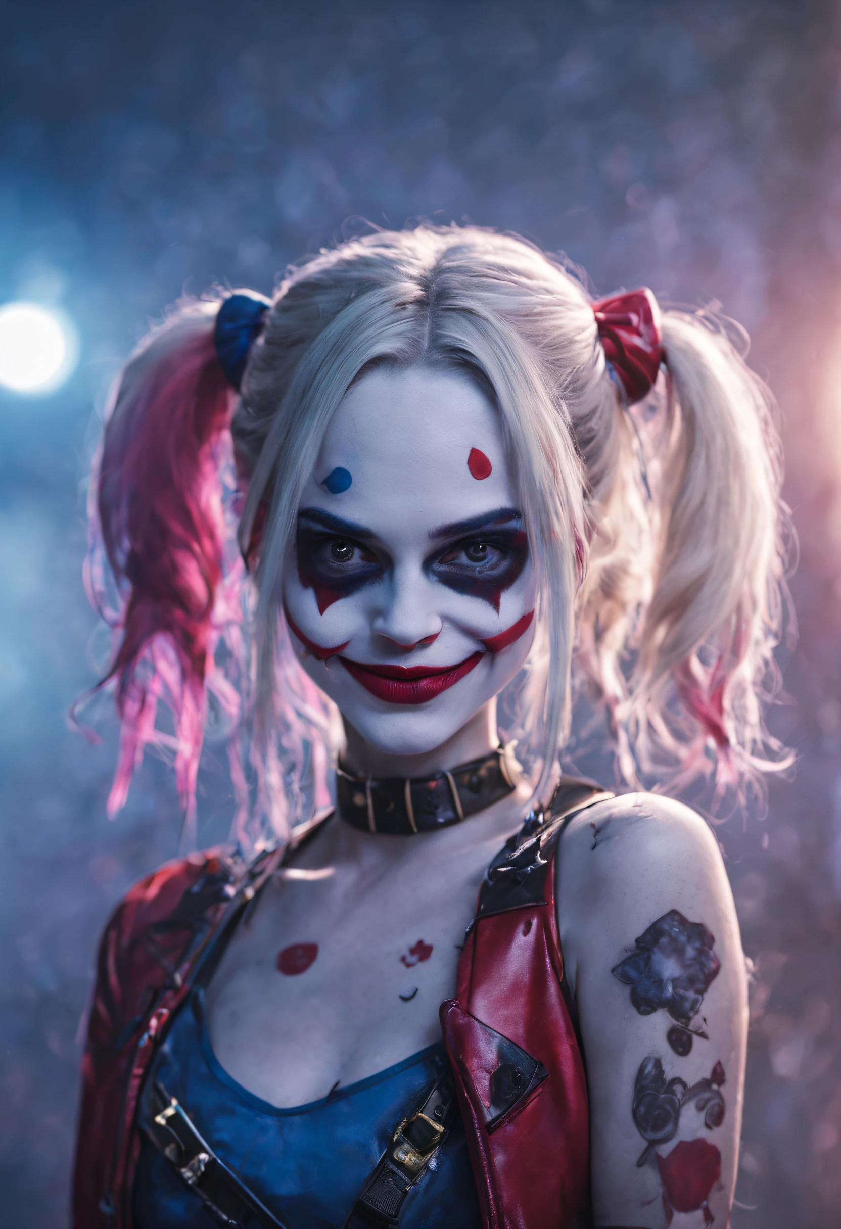 cinematic ligh，《Suicide Squad》，Harley Quinn, the clown girl