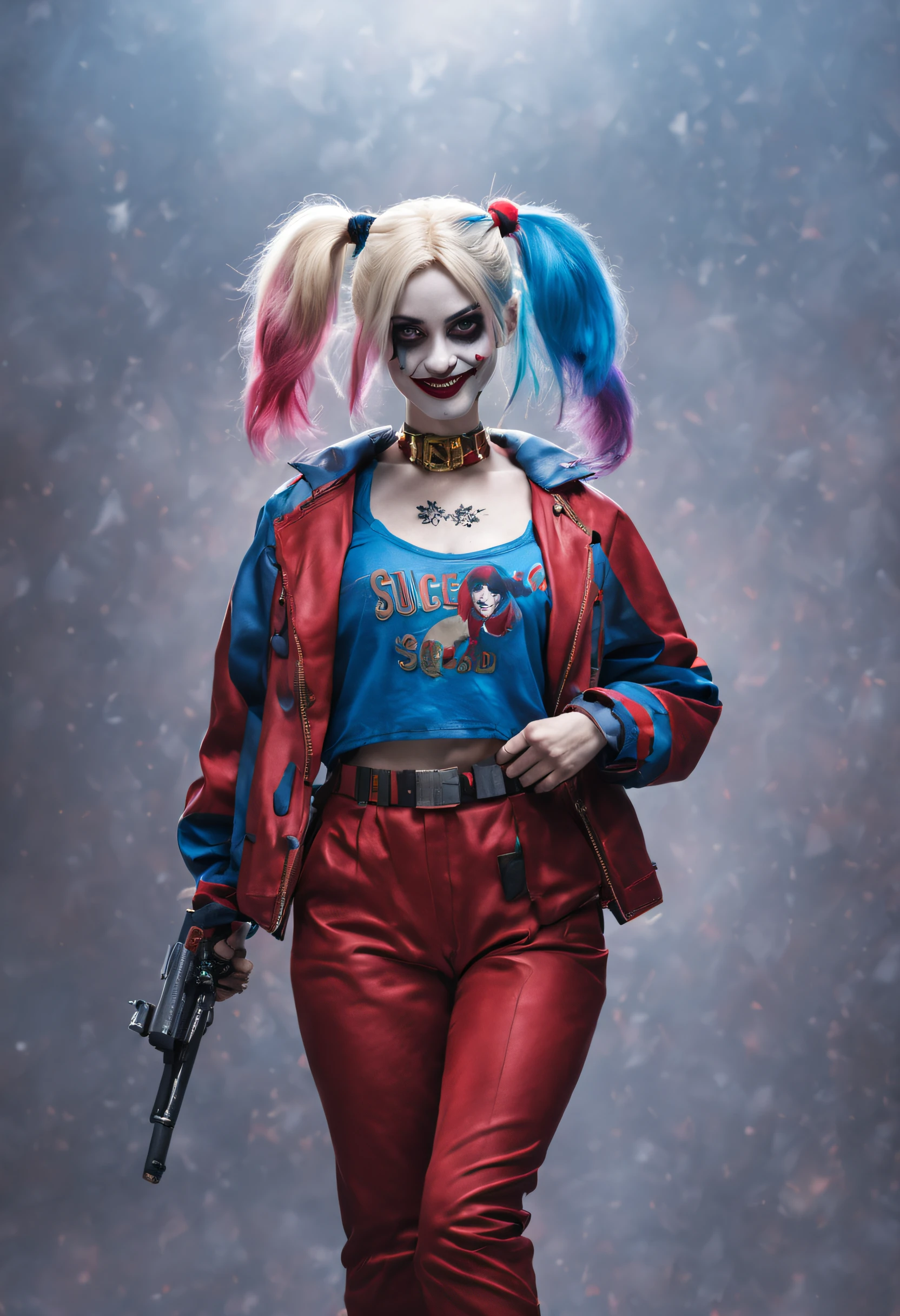 cinematic ligh，《Suicide Squad》，Harley Quinn, the clown girl