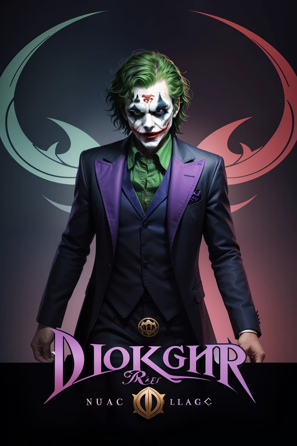 ( Logo design_1.5),Joker logo,Create a nuanced Dream Mage style