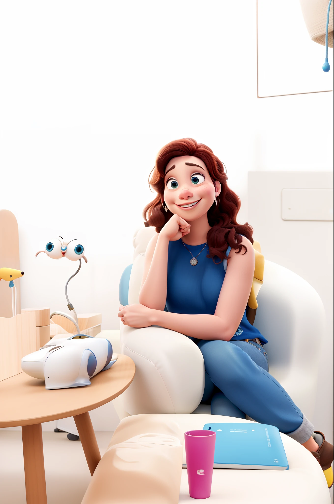 Crie uma imagem Disney Pixar